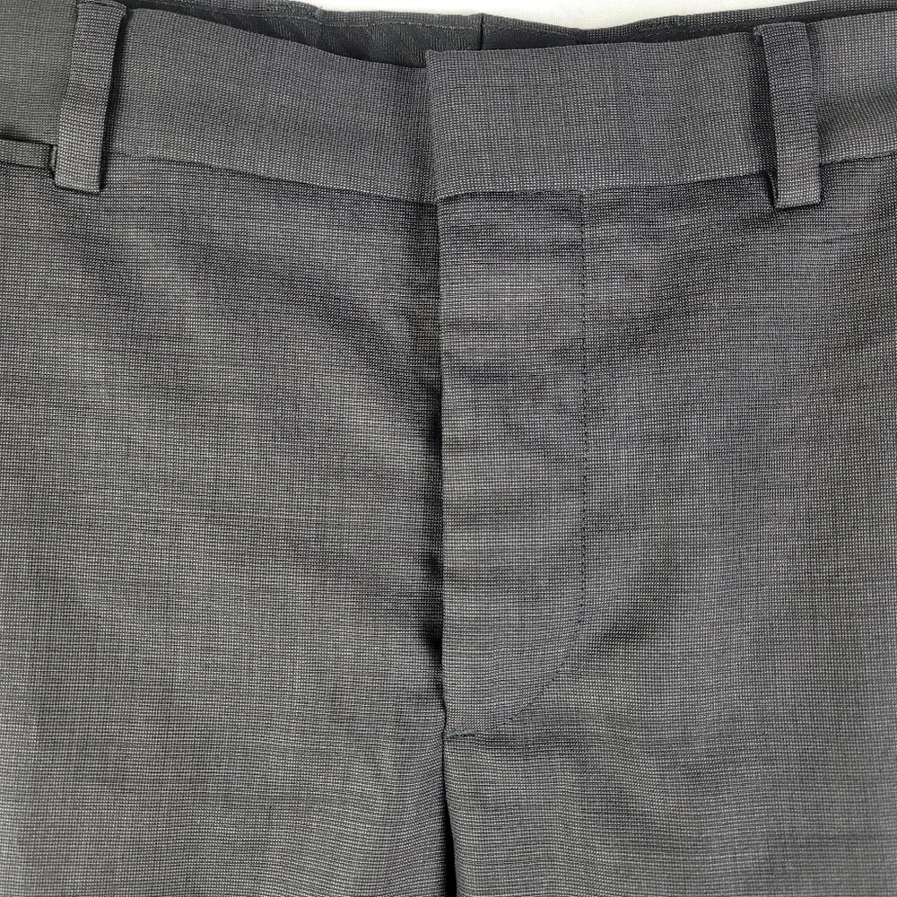Express Gray Wool Stretch Photographer Trouser Pants Men Size 33 Tailored Inseam